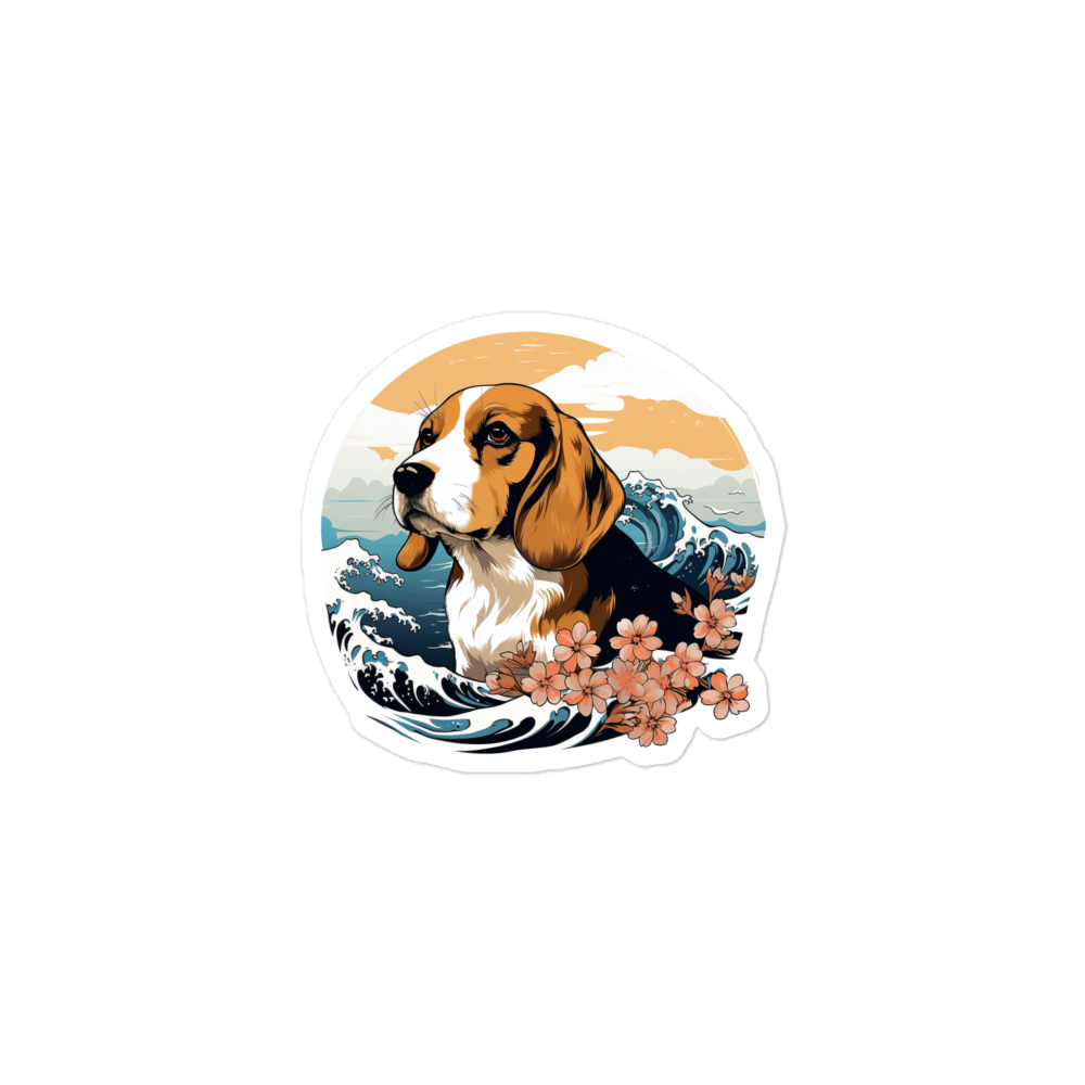 Aloha Beagle - Sticker