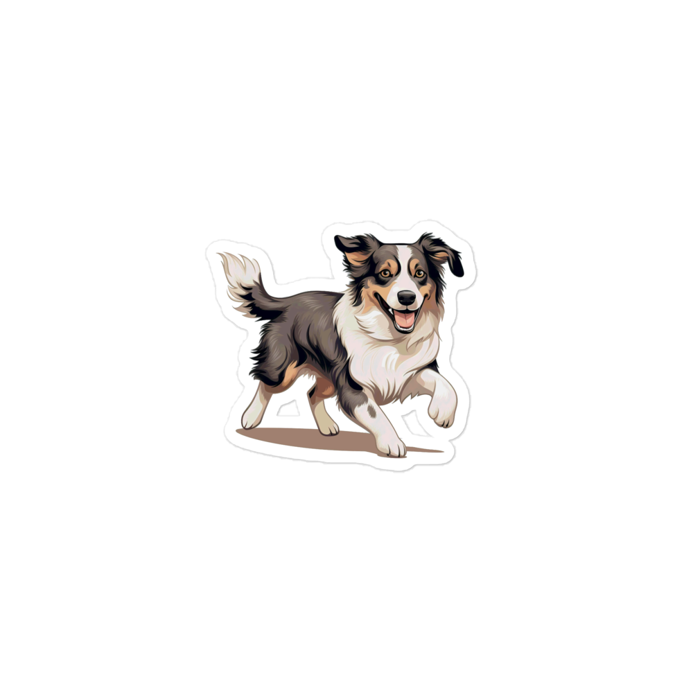 Playful Puppers Australian Shepherd - Sticker