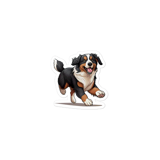 Playful Puppers Bernese Mountain Dog - Sticker