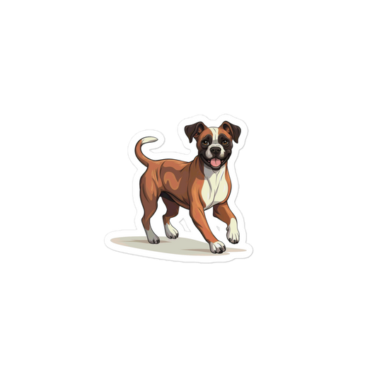 Playful Puppers Boxer - Sticker