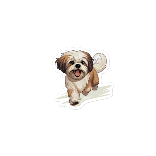 Playful Puppers Shih Tzu - Sticker