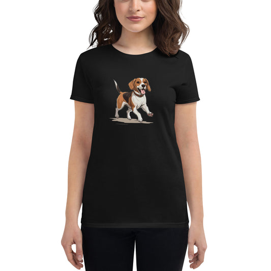 Playful Puppers Beagle - Women's Tee