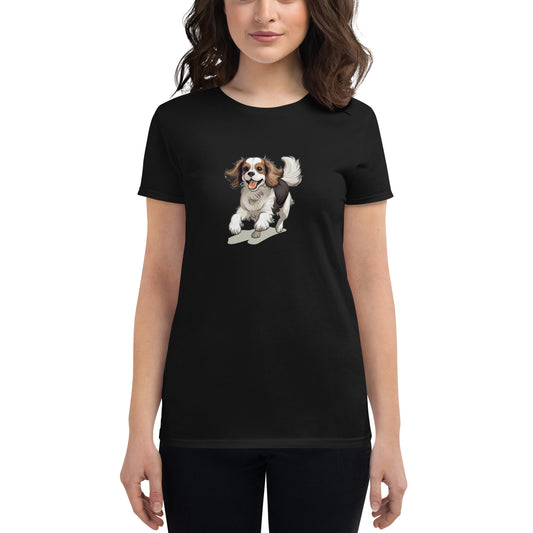 Playful Puppers Cavalier King Charles - Women's Tee