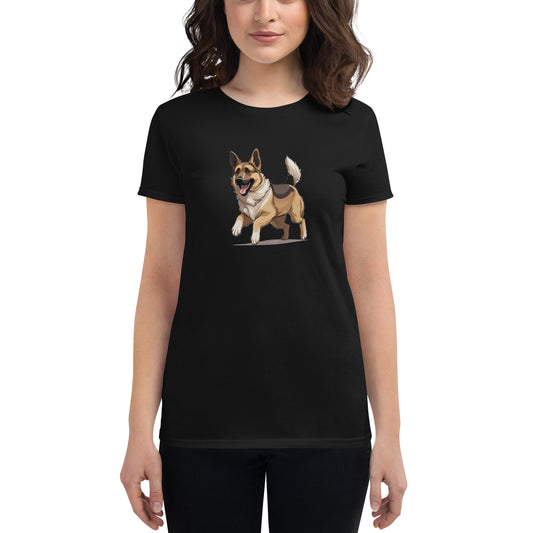 Playful Puppers German Shepherd - Women's Tee