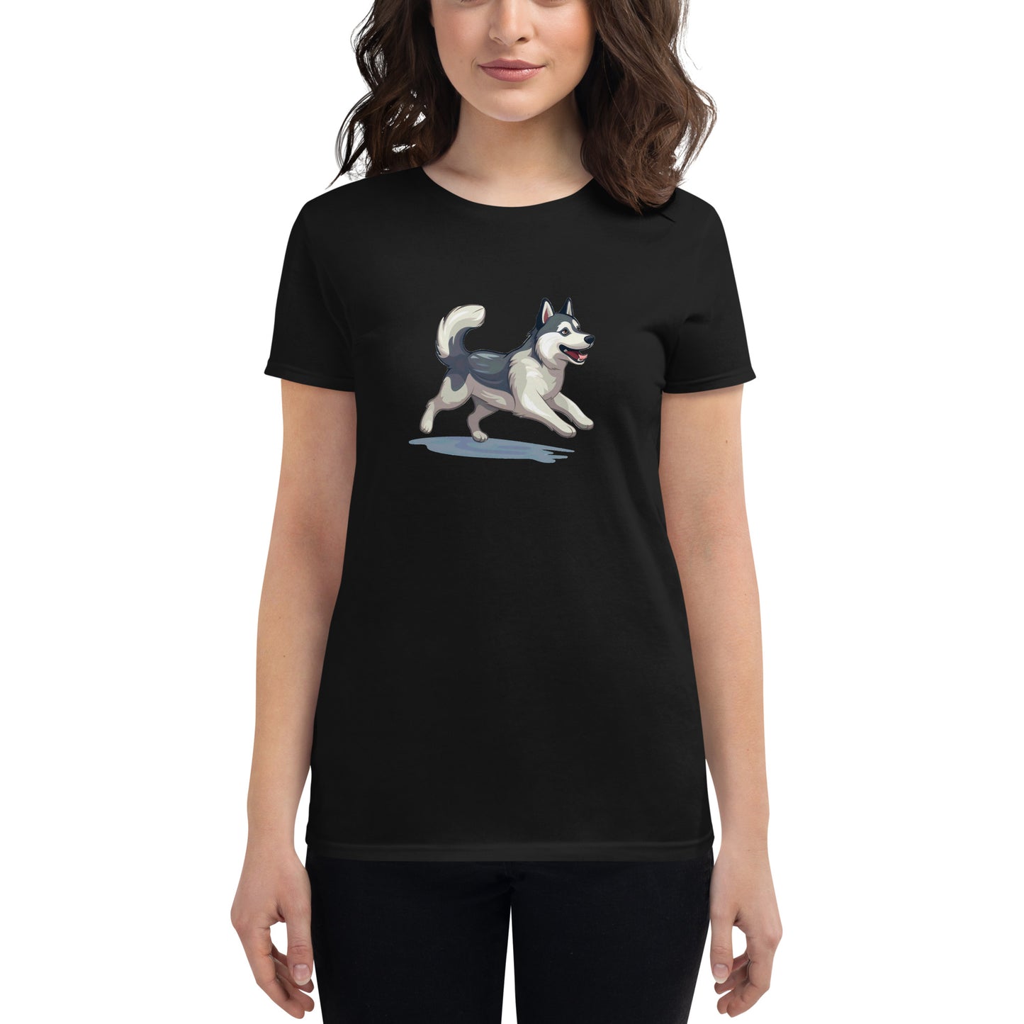 Playful Puppers Husky - Women's Tee