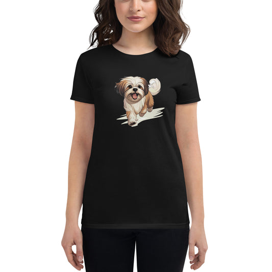 Playful Puppers Shih Tzu - Women's Tee