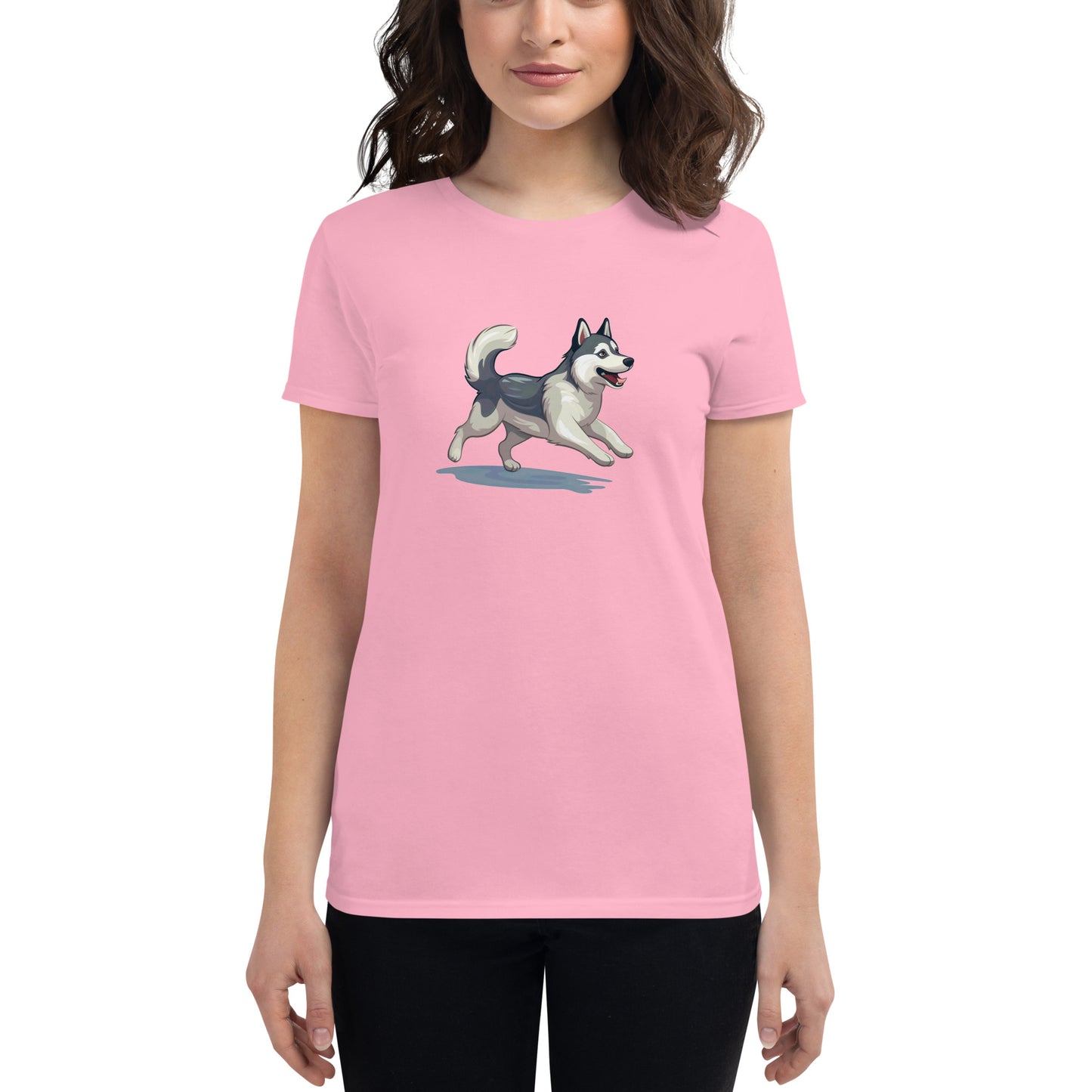 Playful Puppers Husky - Women's Tee