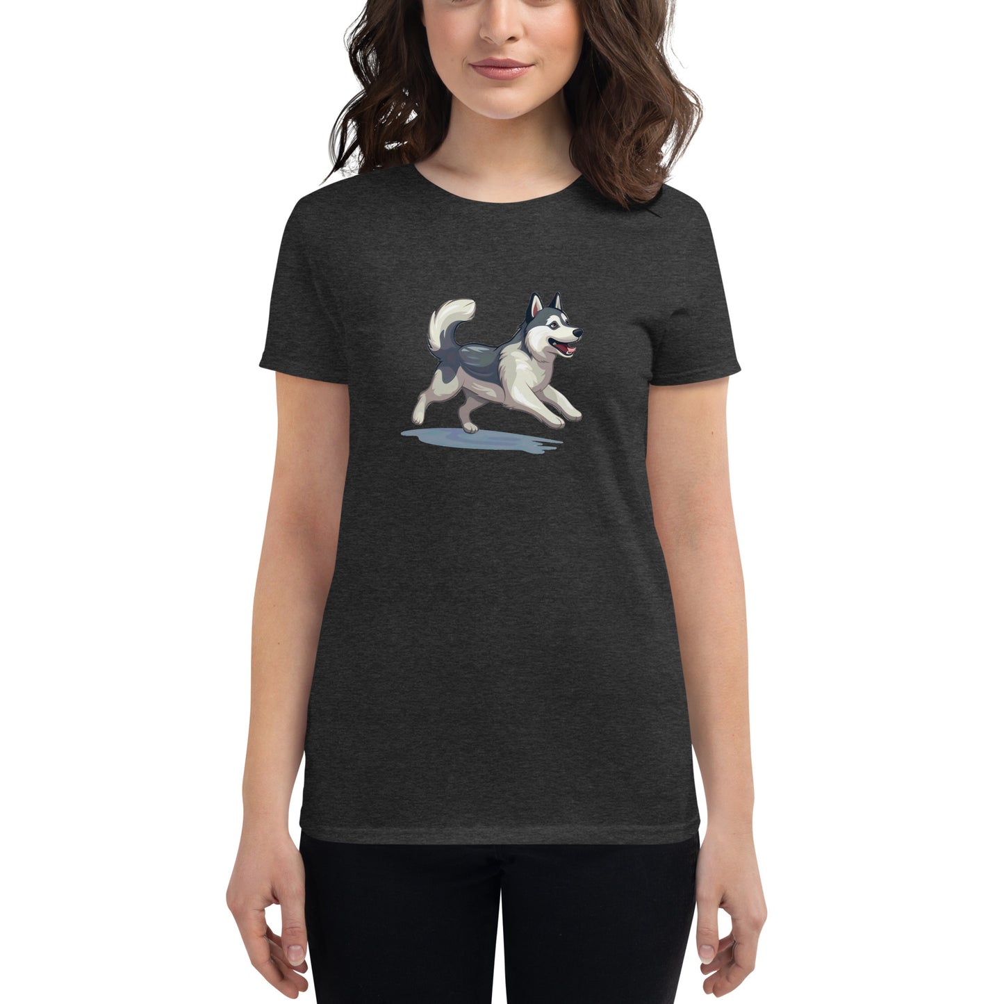 Playful Puppers Husky - Women's Tee