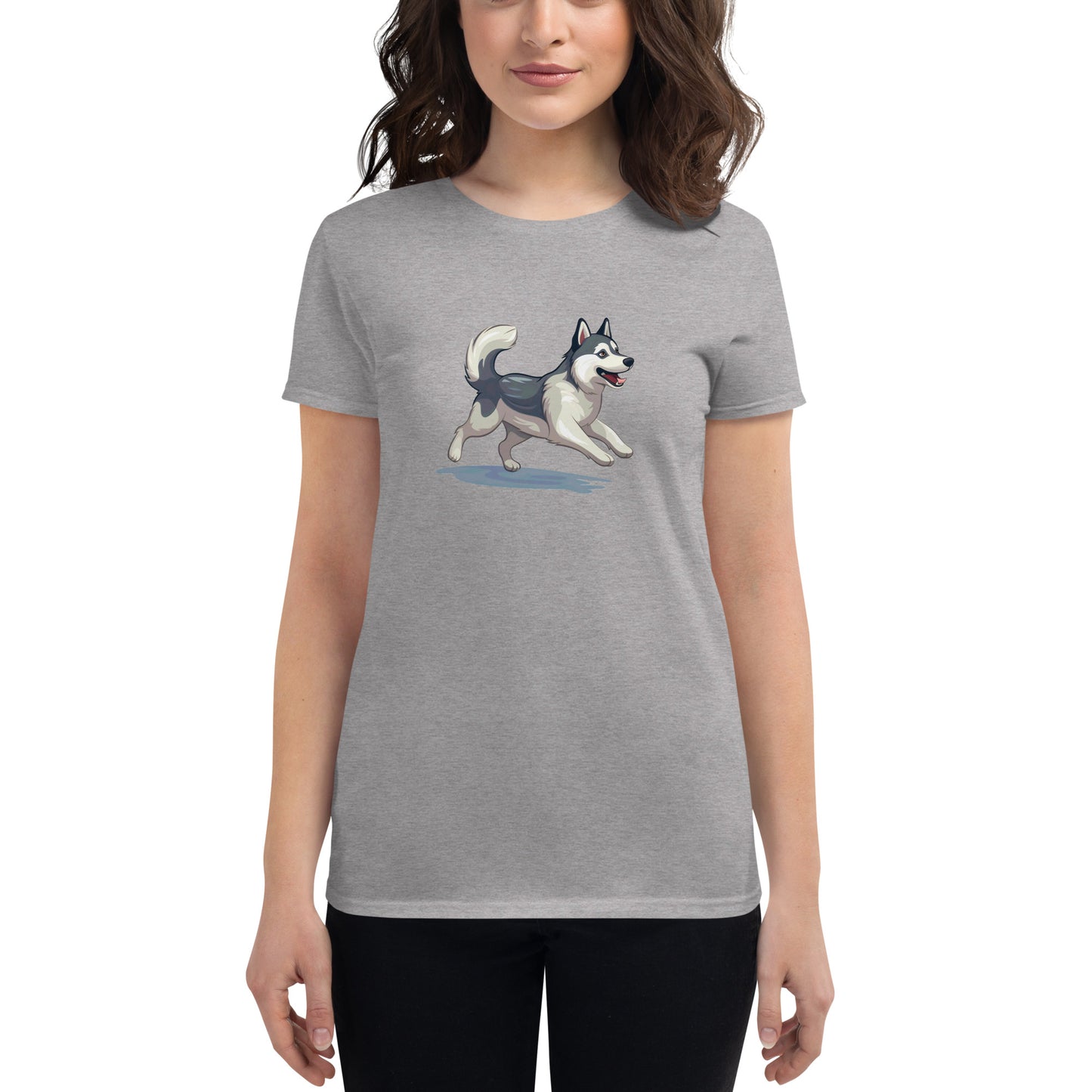 Playful Puppers Husky - Women's Tee