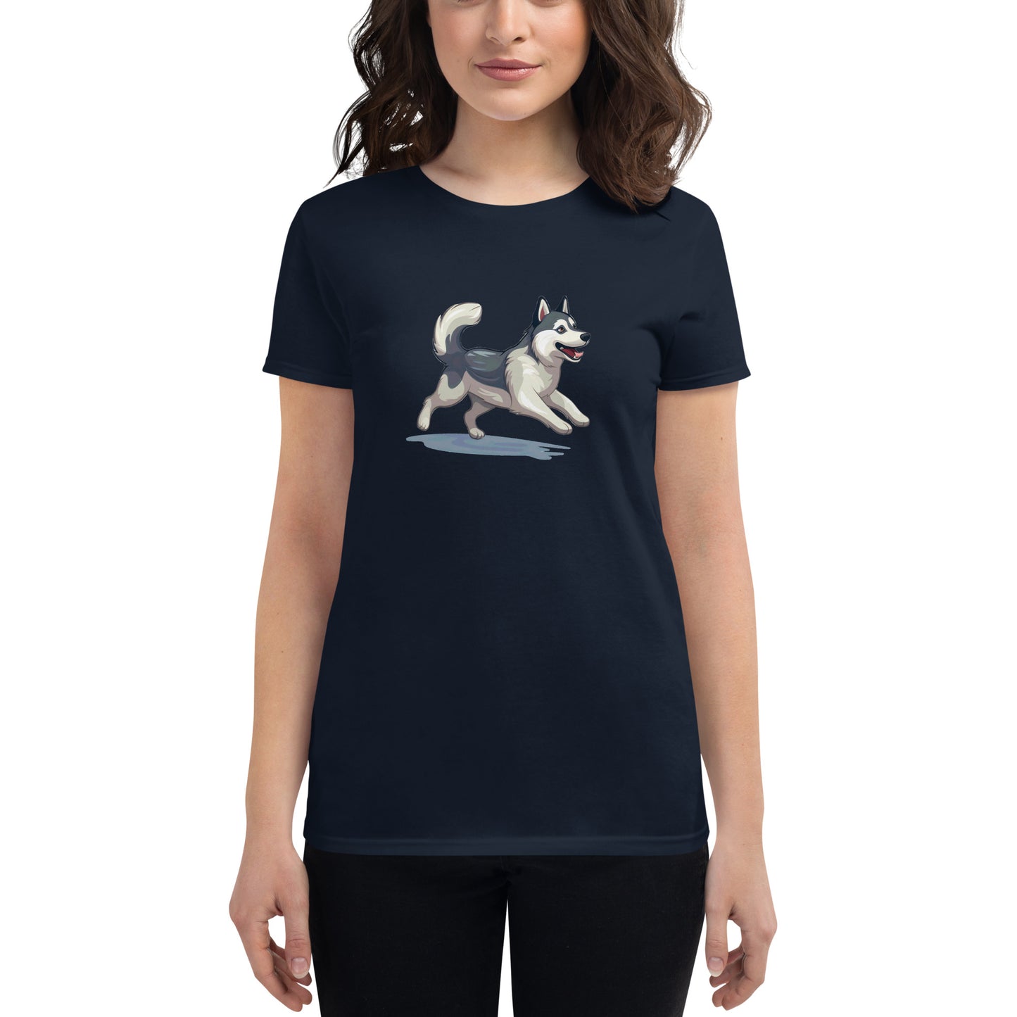 Playful Puppers Husky - Women's Tee