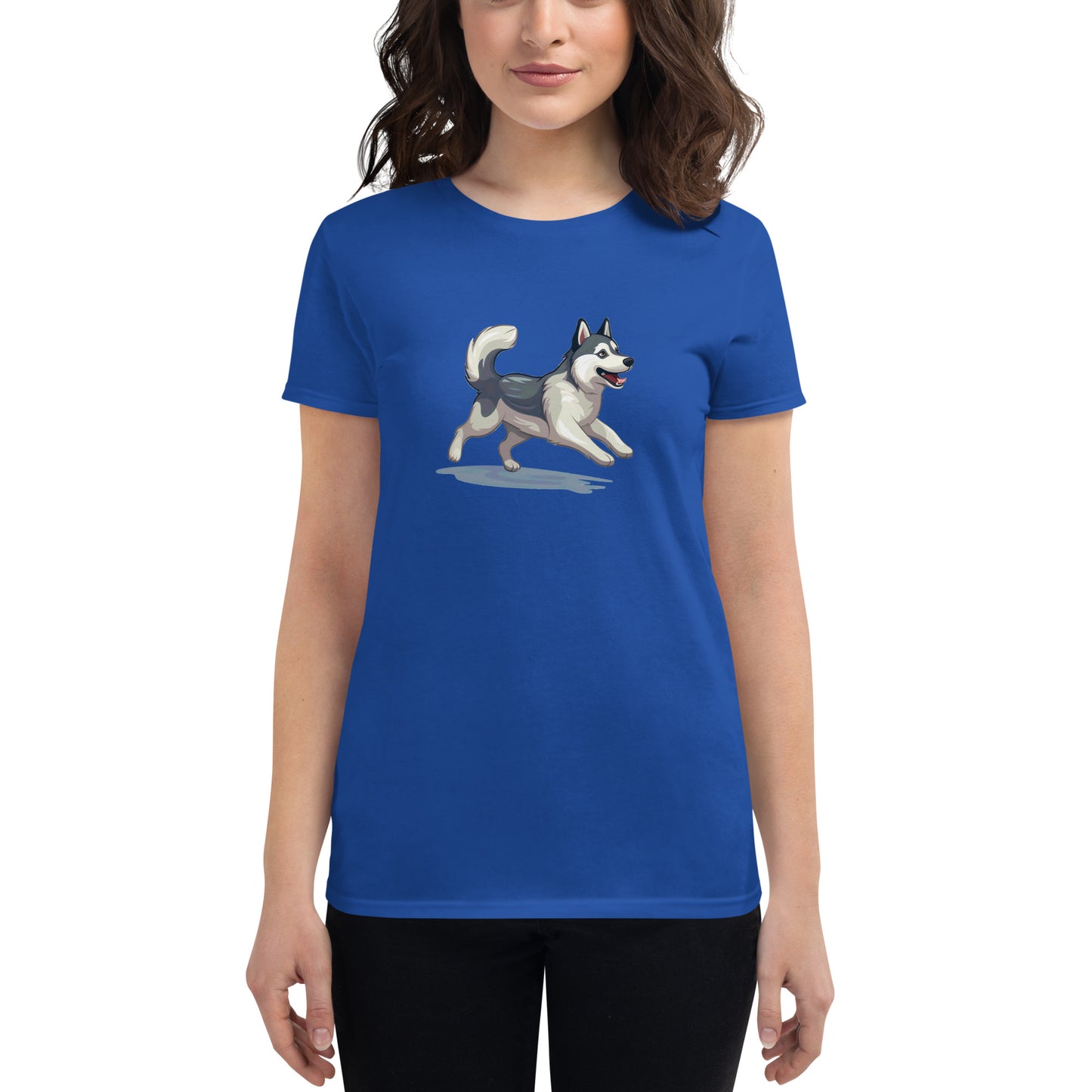 Playful Puppers Husky - Women's Tee