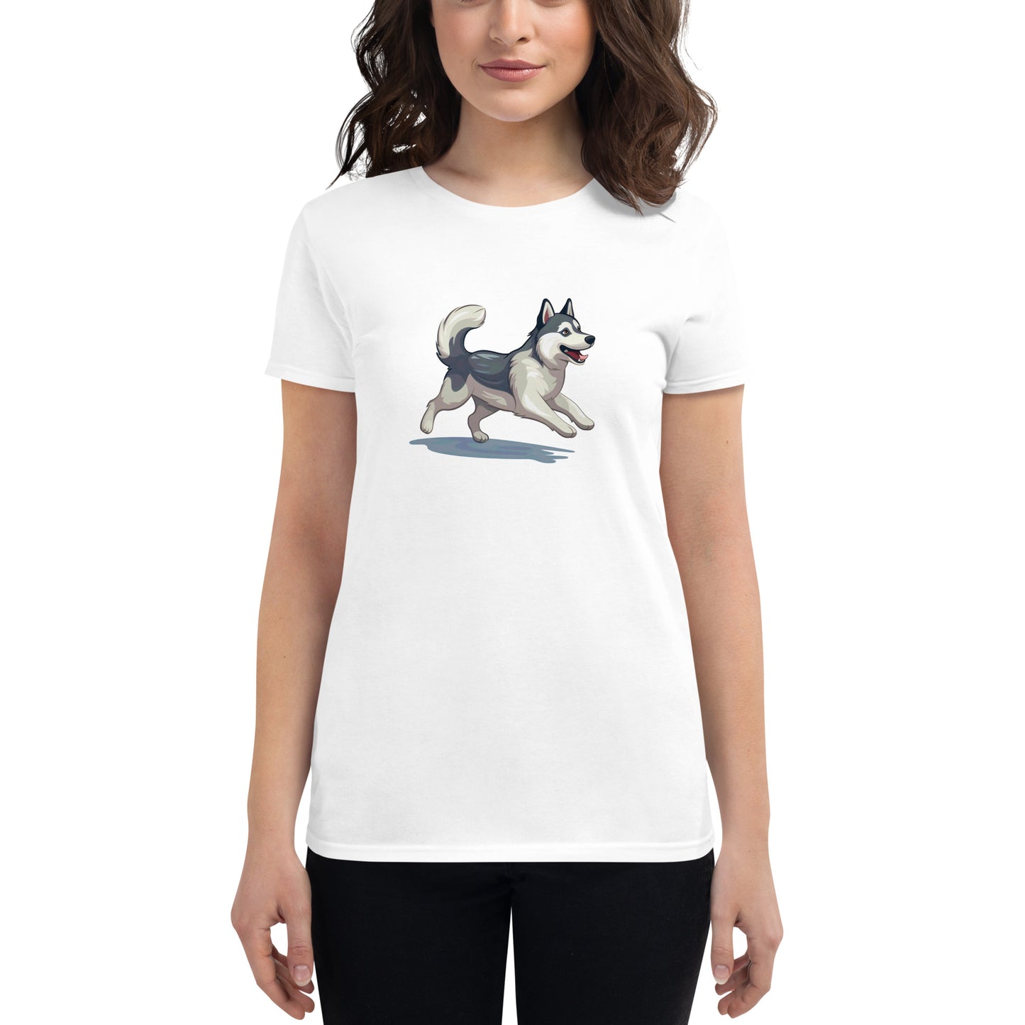 Playful Puppers Husky - Women's Tee