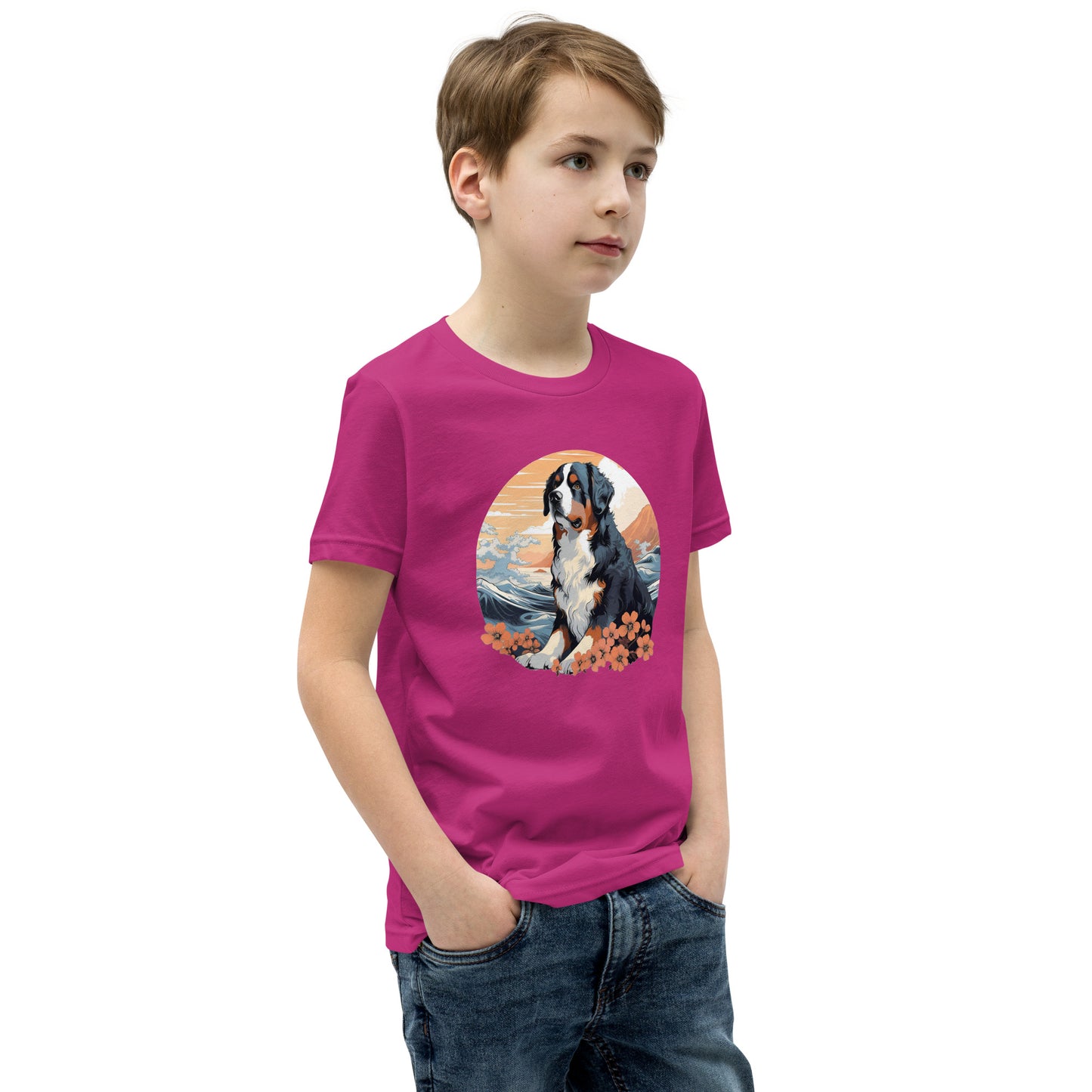 Aloha Bernese Mountain Dog - Youth Tee