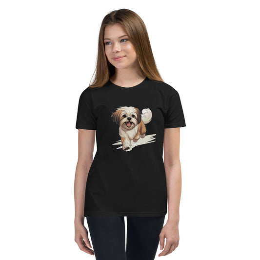 Playful Puppers Shih Tzu - Youth Tee