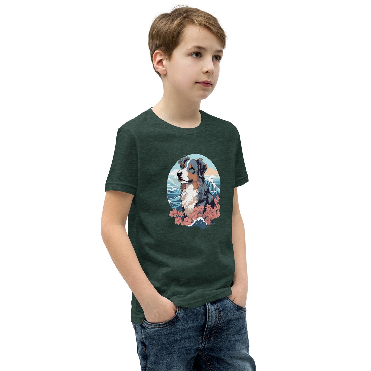 Aloha Australian Shepherd - Youth Tee