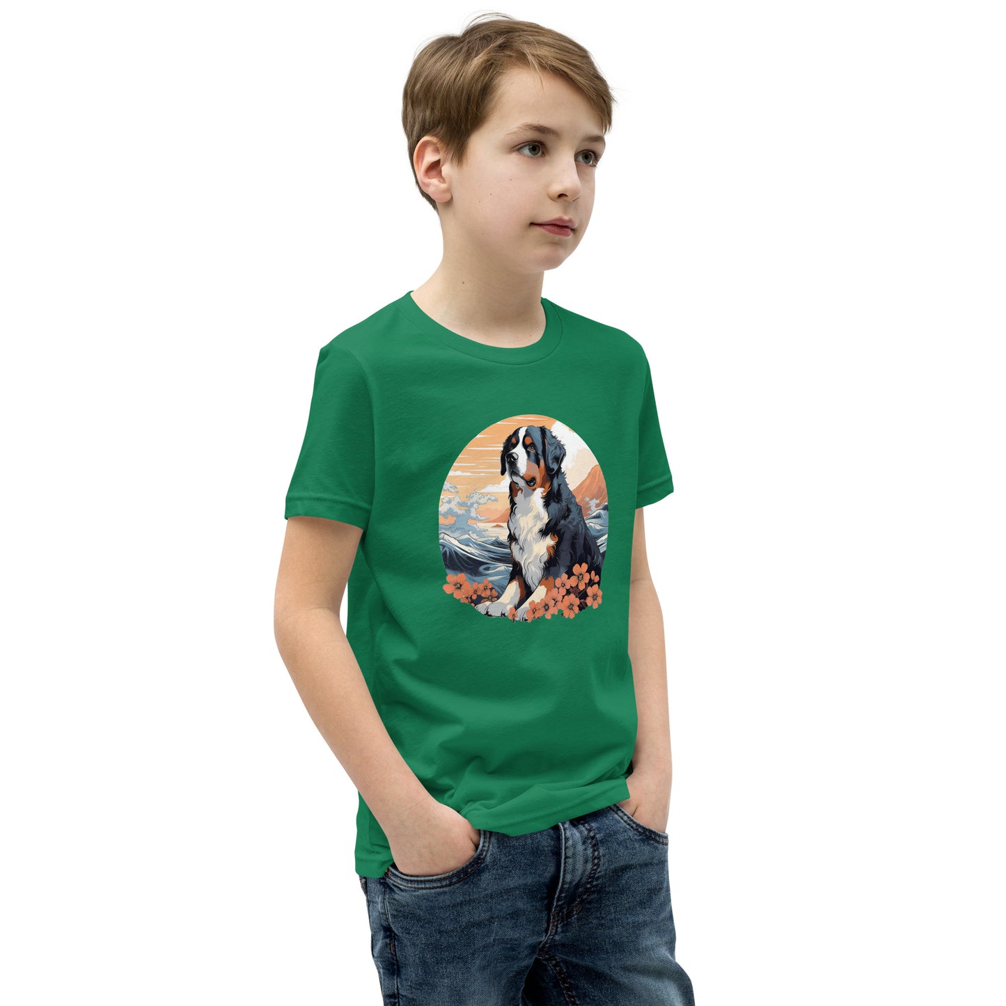 Aloha Bernese Mountain Dog - Youth Tee